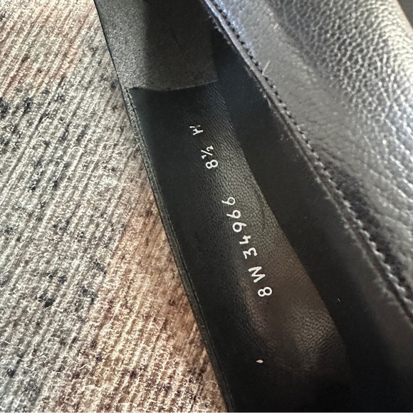 Stuart Weitzman Black Bow Heels sz 8.5 - Picture 3 of 6